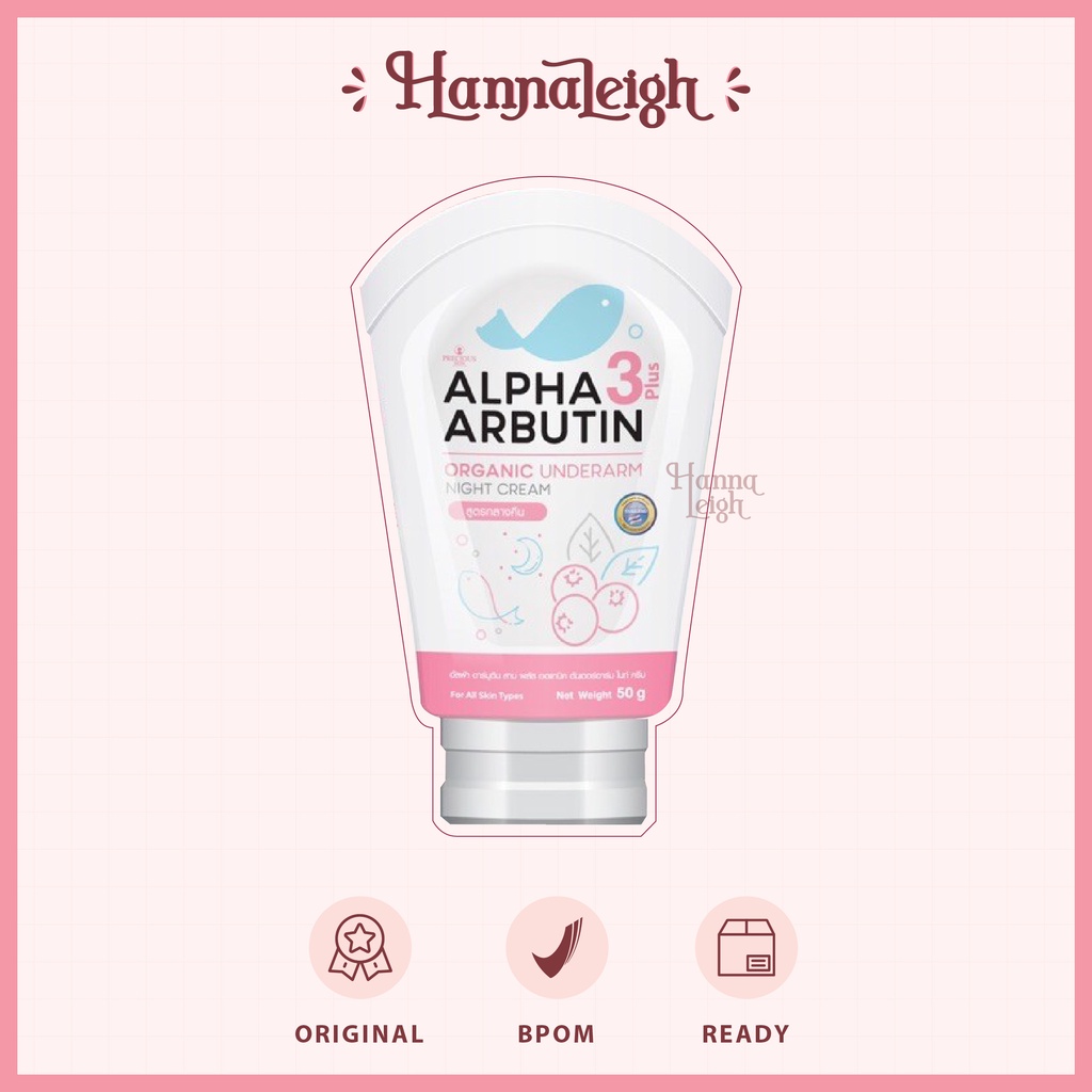 Jual PRECIOUS SKIN Alpha Arbutin 3plus+ Organic Underarm Night Cream