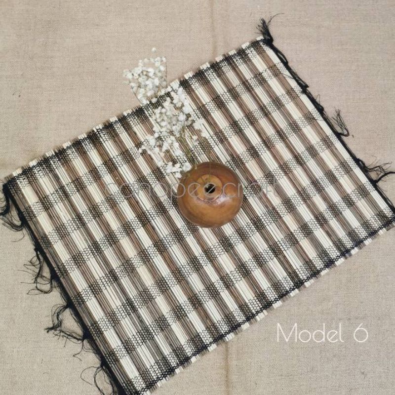 Jual PLACEMAT TENUN LIDI TATAKAN PIRING ALAS FOTO LIDI Shopee Indonesia