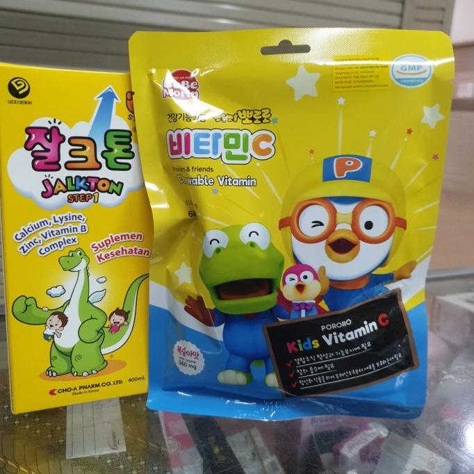 Jual Jalkton step 1 vitamin korea free vit c pororo( kuning) Shopee