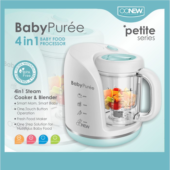Jual OONEW BabyPuree Petite (4 in 1 Baby Food Processor) Blender