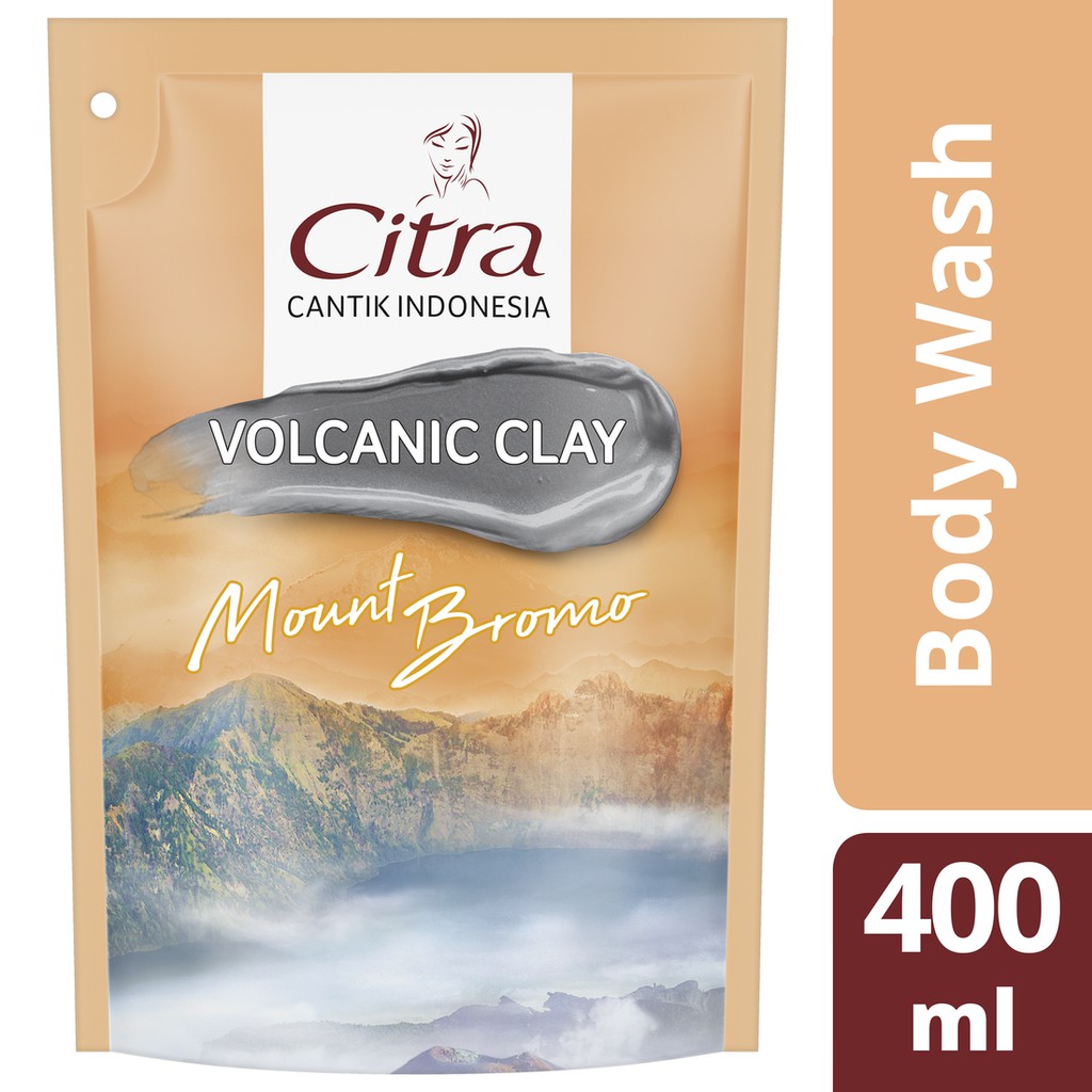 Jual Citra Volcanic Clay Body Wash 400 ml Shopee Indonesia