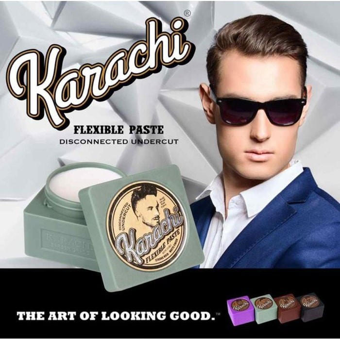 Jual Karachi Hair Pomade Water Based 70gr Flexible Paste BPOM