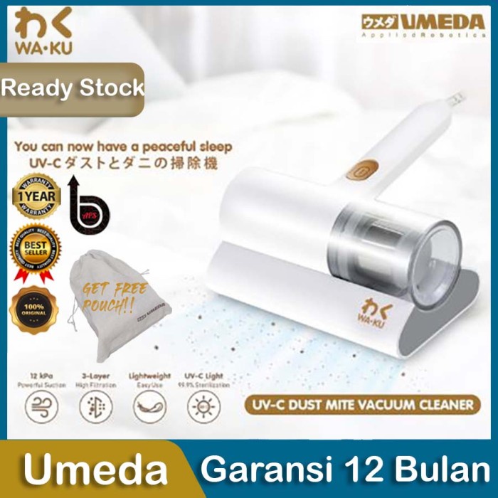 Jual Umeda Waku UVC Dustmite / Vacuum Cleaner / Vacum Putih Shopee