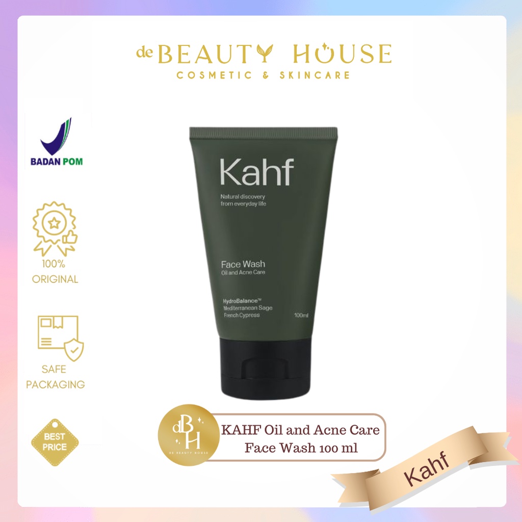 Jual KAHF Oil and Acne Care Face Wash 100ml Shopee Indonesia