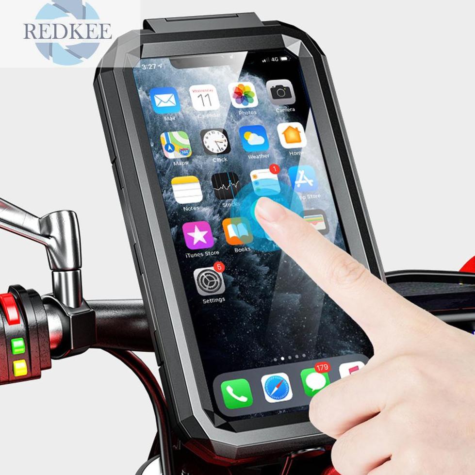 Jual M18L MOTORCYCLE BIKE PHONE MOUNT CASE WATERPROOF MOBILE PHONE