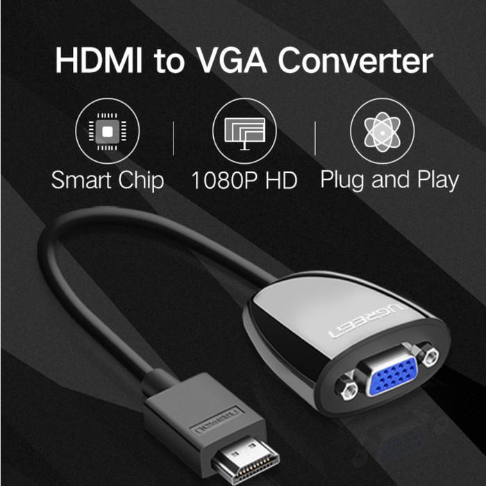 Jual Ugreen Hdmi To Vga Converter Shopee Indonesia