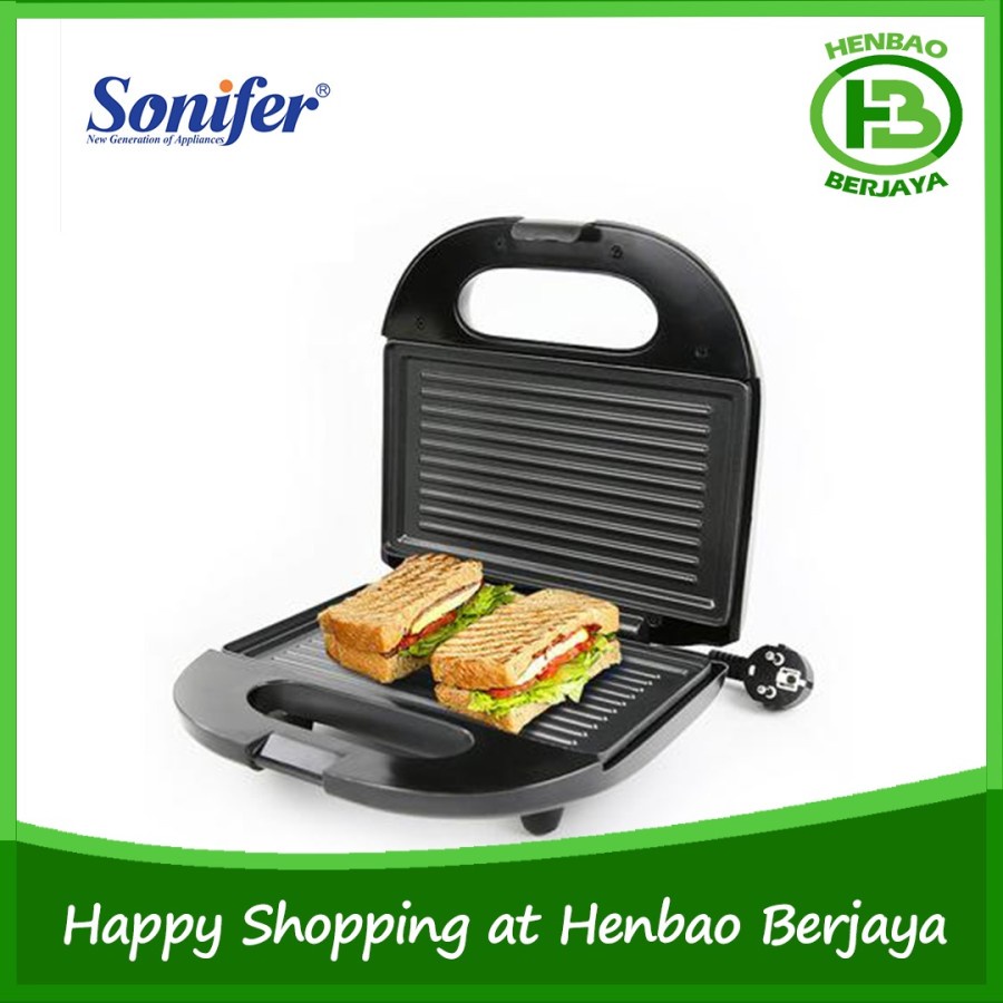 Jual Sonifer Sandwich Maker SF6046 Toaster Roti Pemanggang Jepit