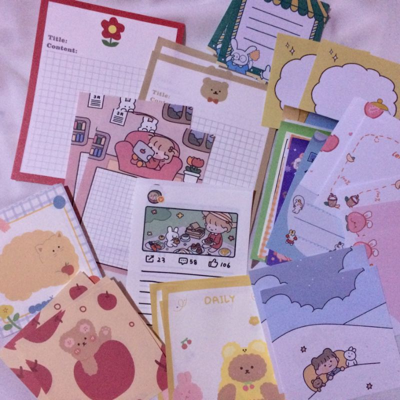 Jual 40 Lembar Memo dan Sticky Notes Shopee Indonesia
