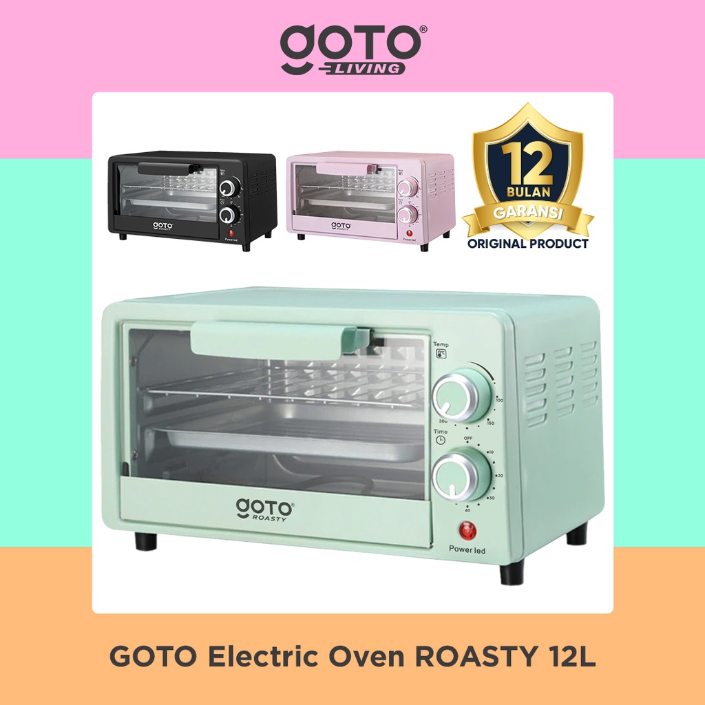 Jual Goto Roasty Electric Oven Microwave Penghangat Makanan Listrik 12L Shopee Indonesia