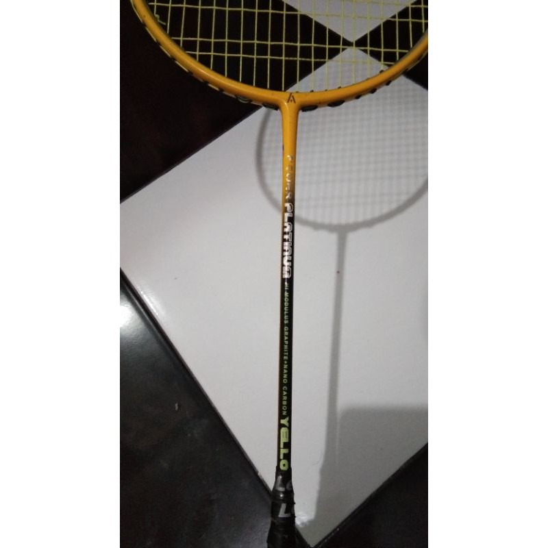 Jual raket ashaway platinum series yellow original usa raket badminton