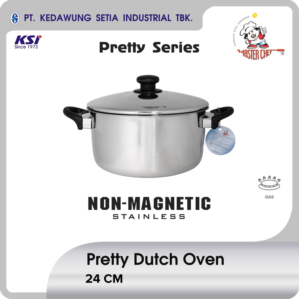 Jual Master Chef Dutch Oven 24 cm Pretty Series Panci Stainless Steel