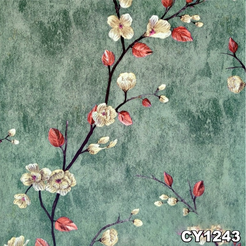 Jual Stiker Dinding Kamar Tidur Ukuran 45 cm x 8 meter Wallpaper