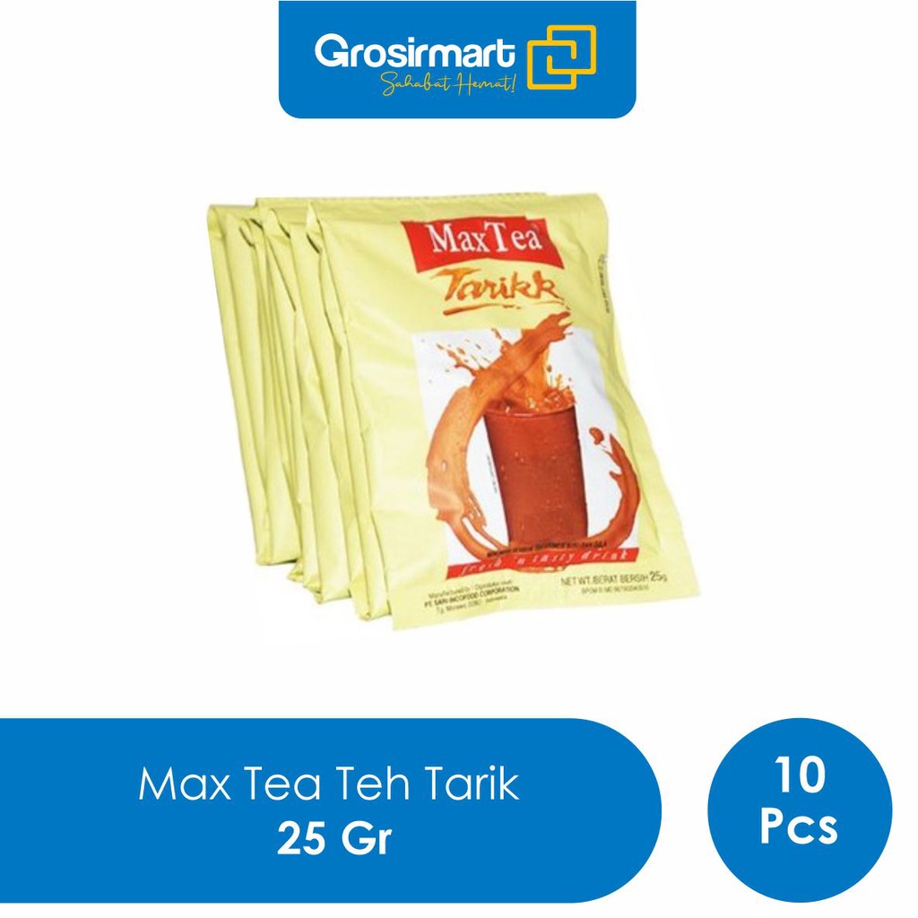 Jual Max Tea teh tarik 10 pcs (1 Renceng) Shopee Indonesia