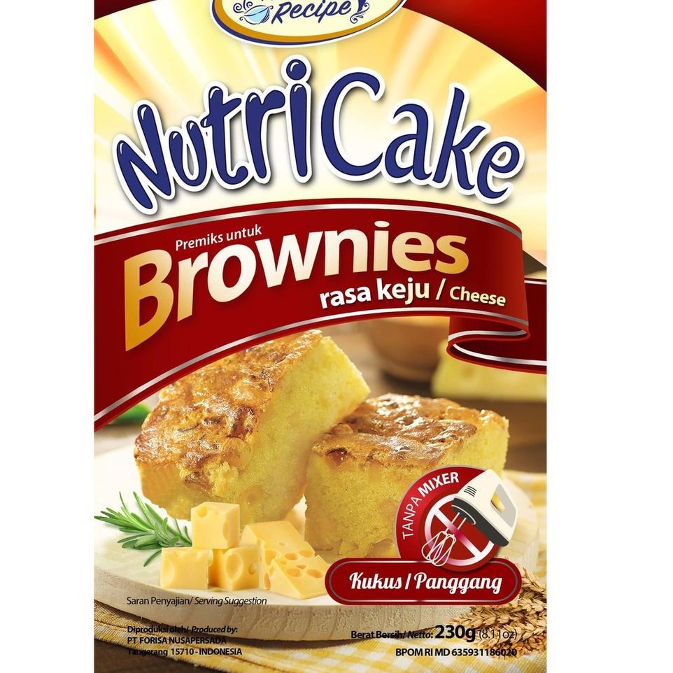 Jual SuperSaleBROWNIES INSTAN NUTRICAKE 230 GR BROWNIS INSTAN PREMIKS