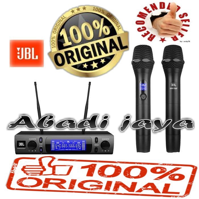Jual Mic Wireless JBL VM300 Original Handheld JBL VM 300 Shopee Indonesia
