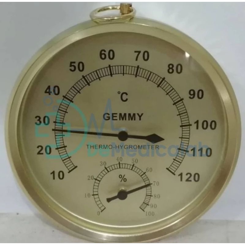 Jual Thermohygrometer Analog Manual / Hygrometer Gemmy / Thermo Hygro