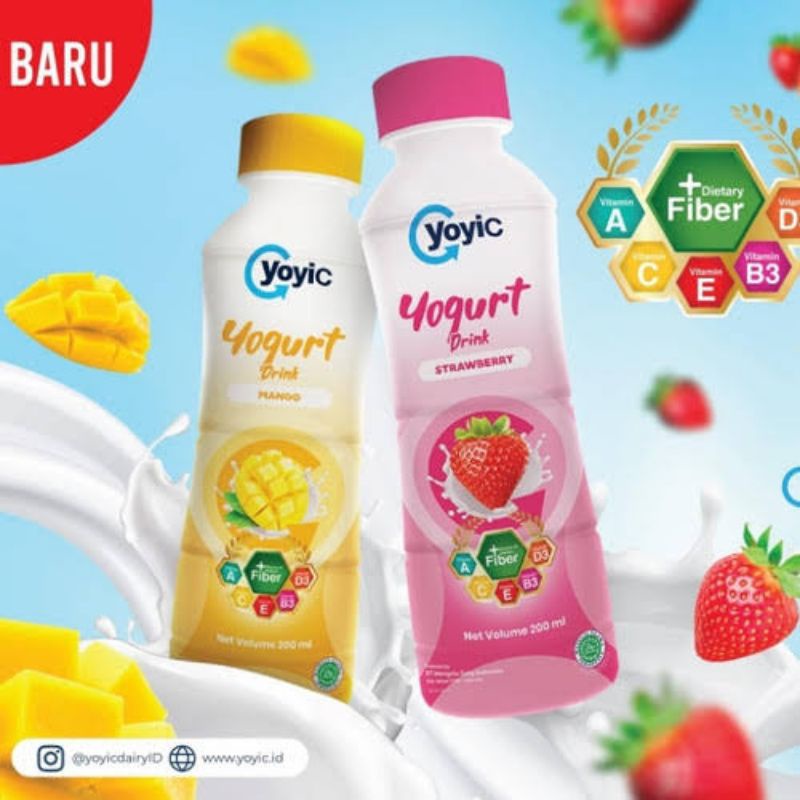 Jual YOYIC YOGHURT DRINK 200ML Shopee Indonesia