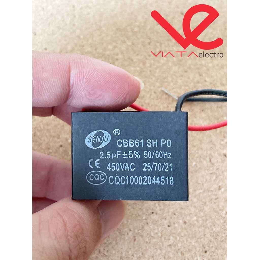 Jual KAPASITOR KOTAK 2.5UF 450VAC KAPASITOR KIPAS ANGIN 2,5UF Shopee