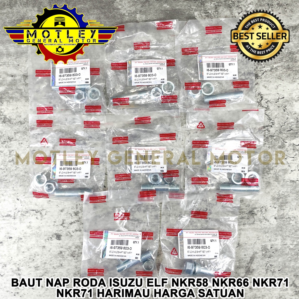 Jual BAUT NAP NUP HAP HUB RODA STUD AXLE SHAFT ISUZU ELF NKR58 NKR66