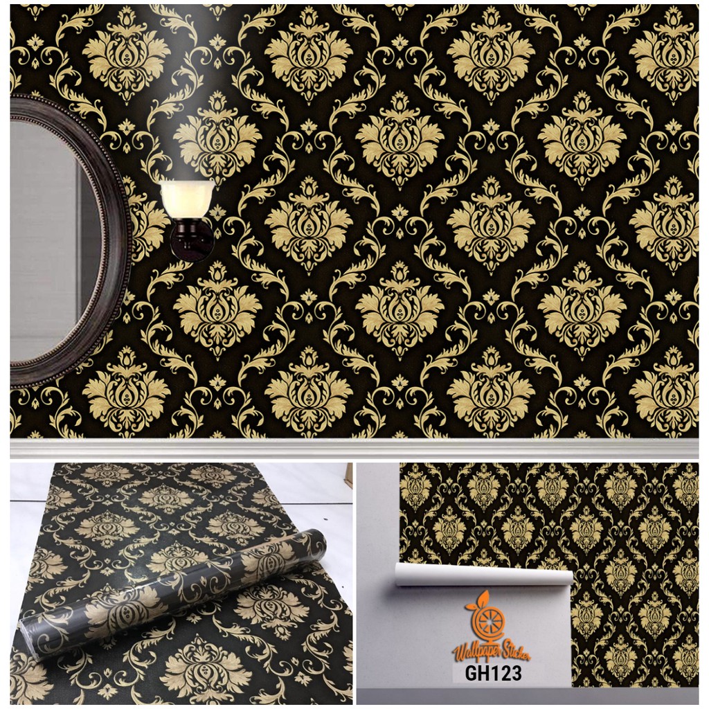 Jual Wallpaper Sticker Dekorasi Rumah Wallstiker 45cm x 8 meter