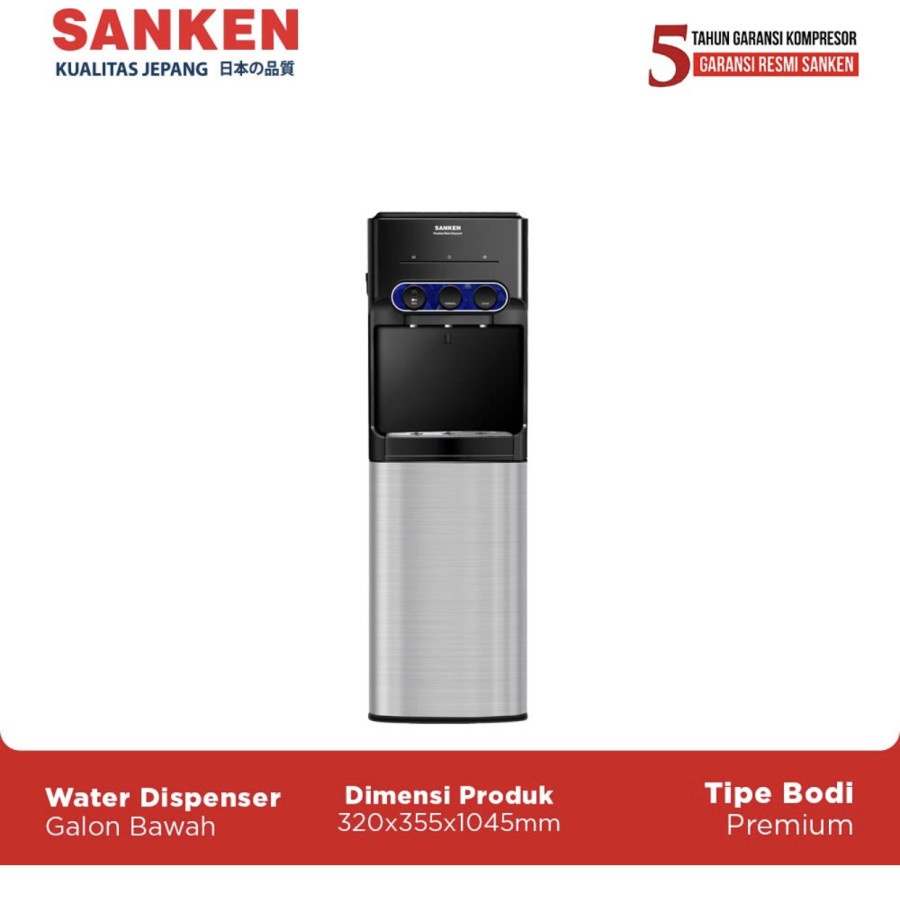 Jual SANKEN Water Dispenser Bottom Loading HWDC533IC Shopee Indonesia