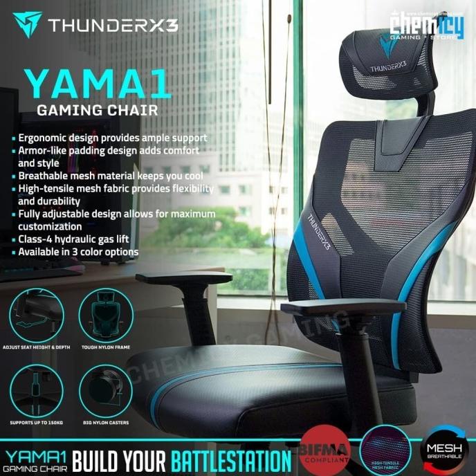 Jual Thunderx3 Yama1 Ergonomic Gaming Chair Neisyadarla Shopee Indonesia