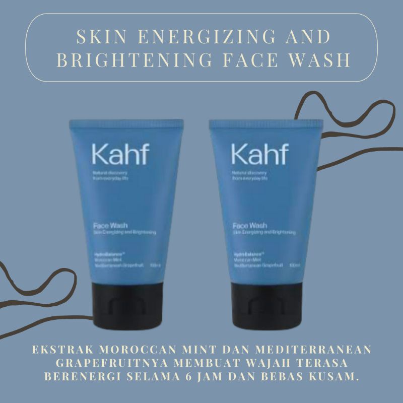 Jual Kahf Skin Energizing and Brightening Face Wash 100 ml Shopee