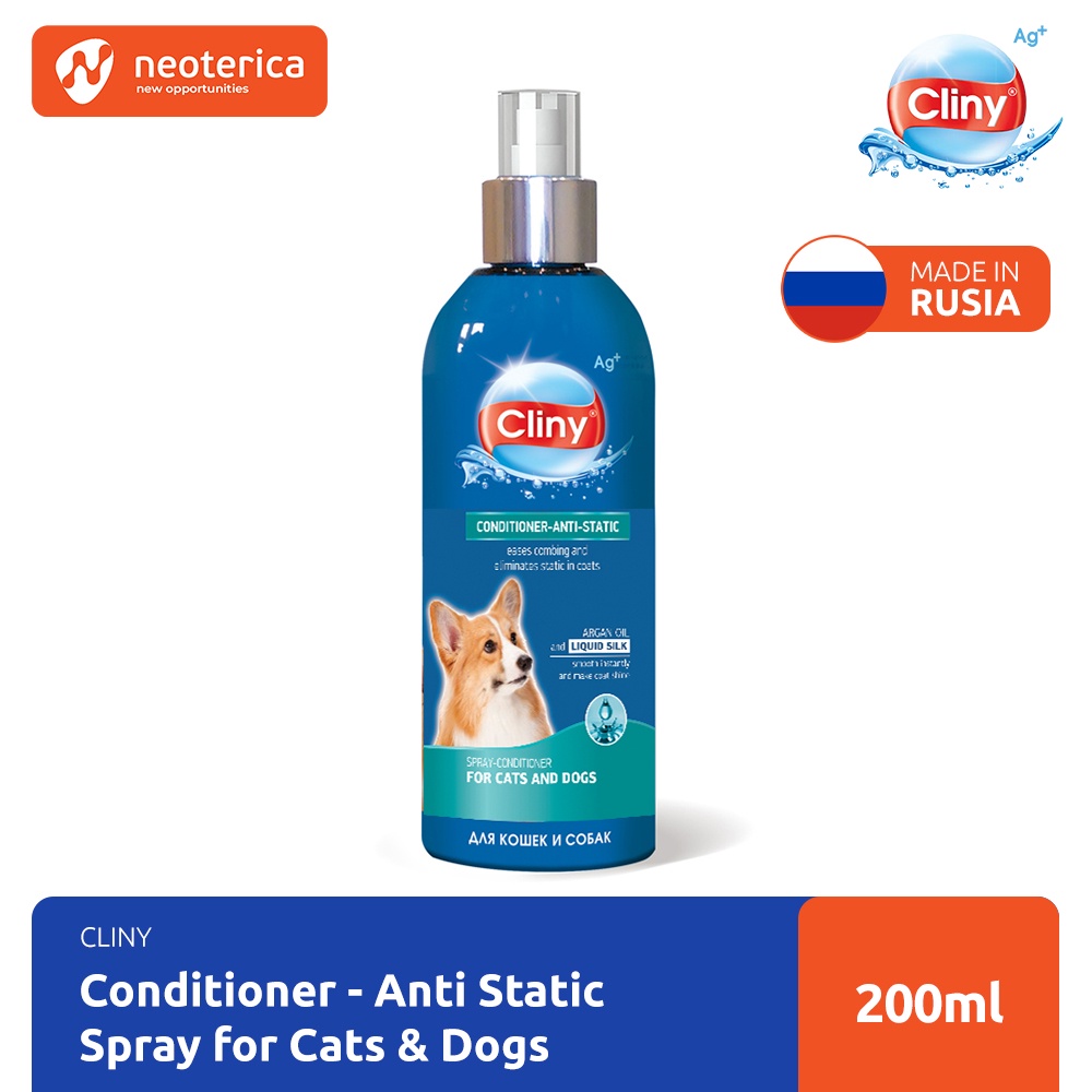 Jual Cliny Conditioner Anti Static Spray For Cats & Dogs 200ml