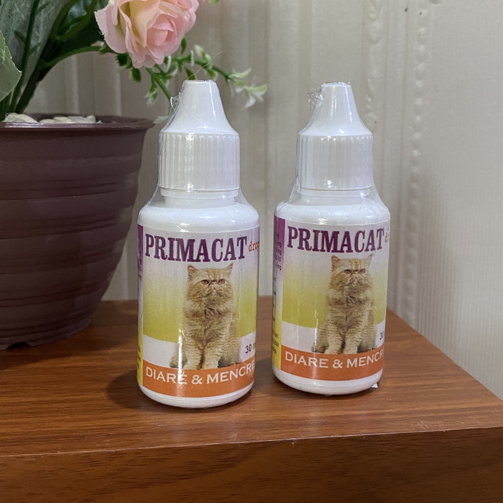 Jual PRIMACAT DROP Obat Mencret Diare Kucing Prima Cat Vitamin