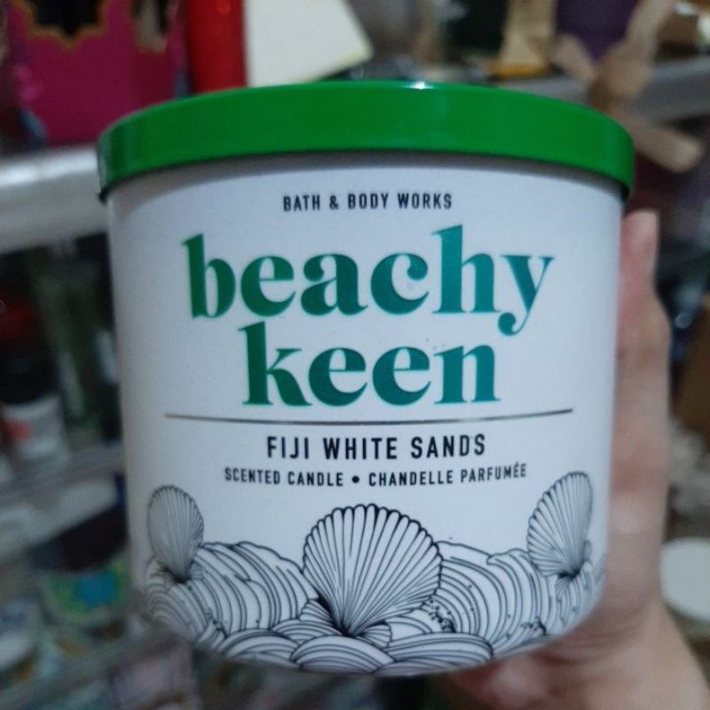 Jual Bath & body works bbw fiji white sands candle / lilin 3 wicks