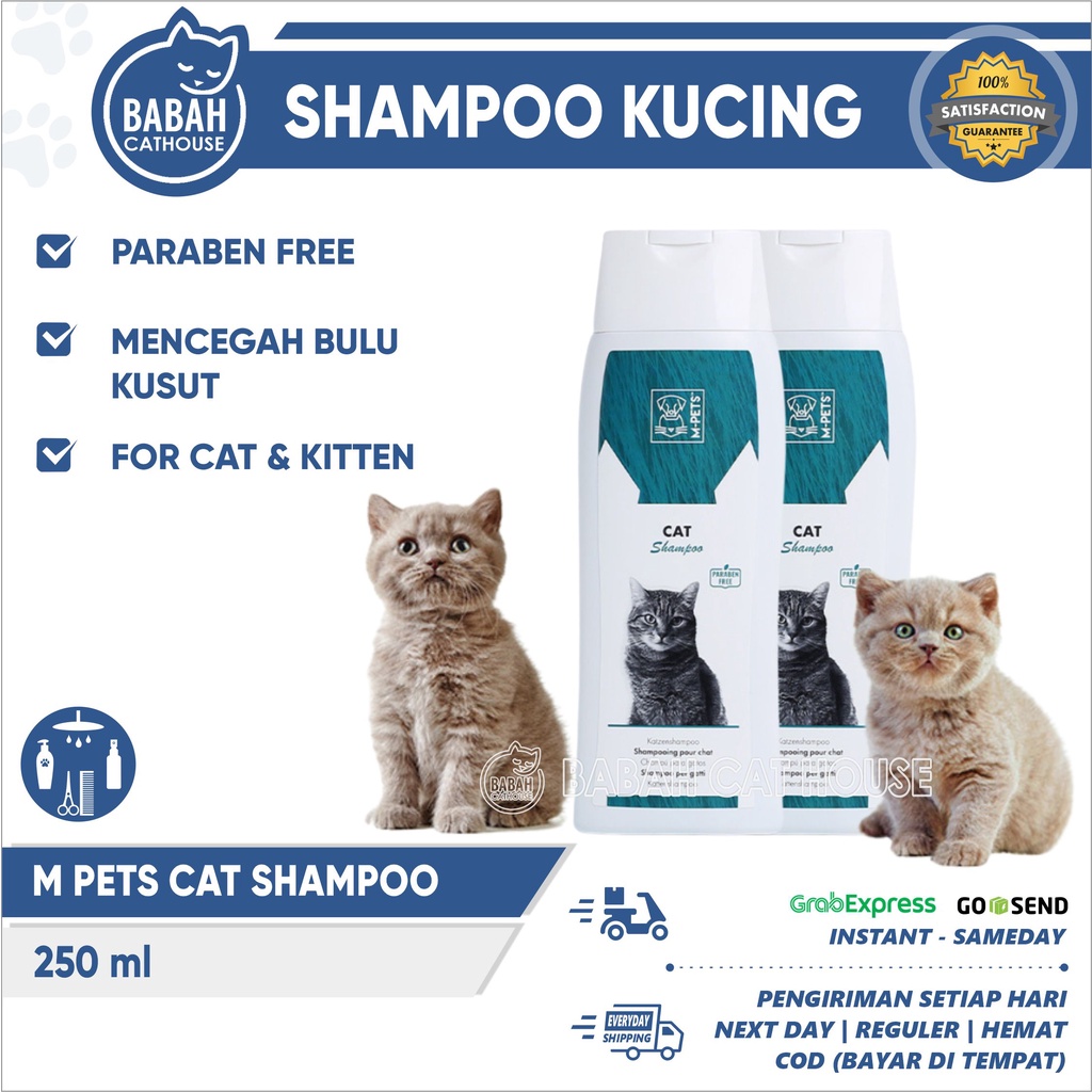Jual M PETS CAT 250ml Shampo Kucing Wangi Murah Shampoo MPets Mpets