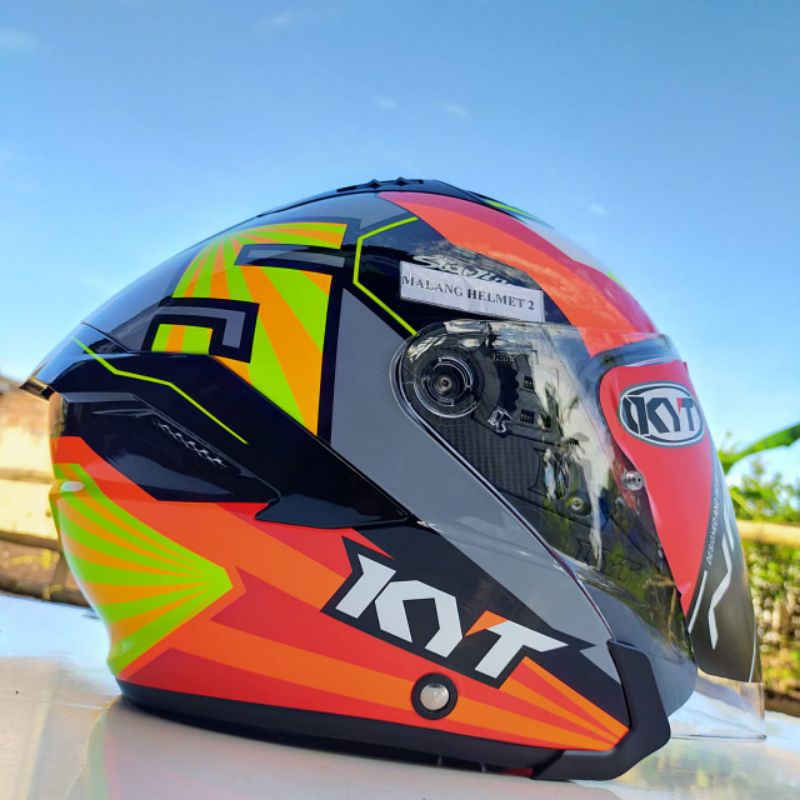 Jual Helm Half Face KYT NFJ JAUME MASIA 2019 2021 [Ongkir Murah 2kg] Shopee Indonesia