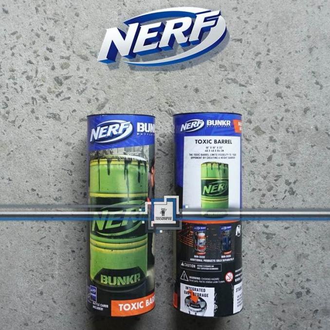 Jual Nerf Bunkr Toxic Barrel Inflatable Barrier Bunker Battlezone Balon
