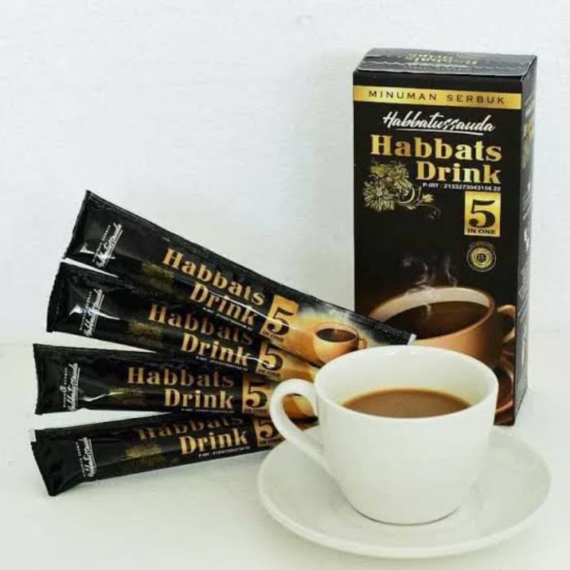 Jual Pengganti Kopi Non Kafein Habbats Drink Isi 10 Sachet Habbat Drink