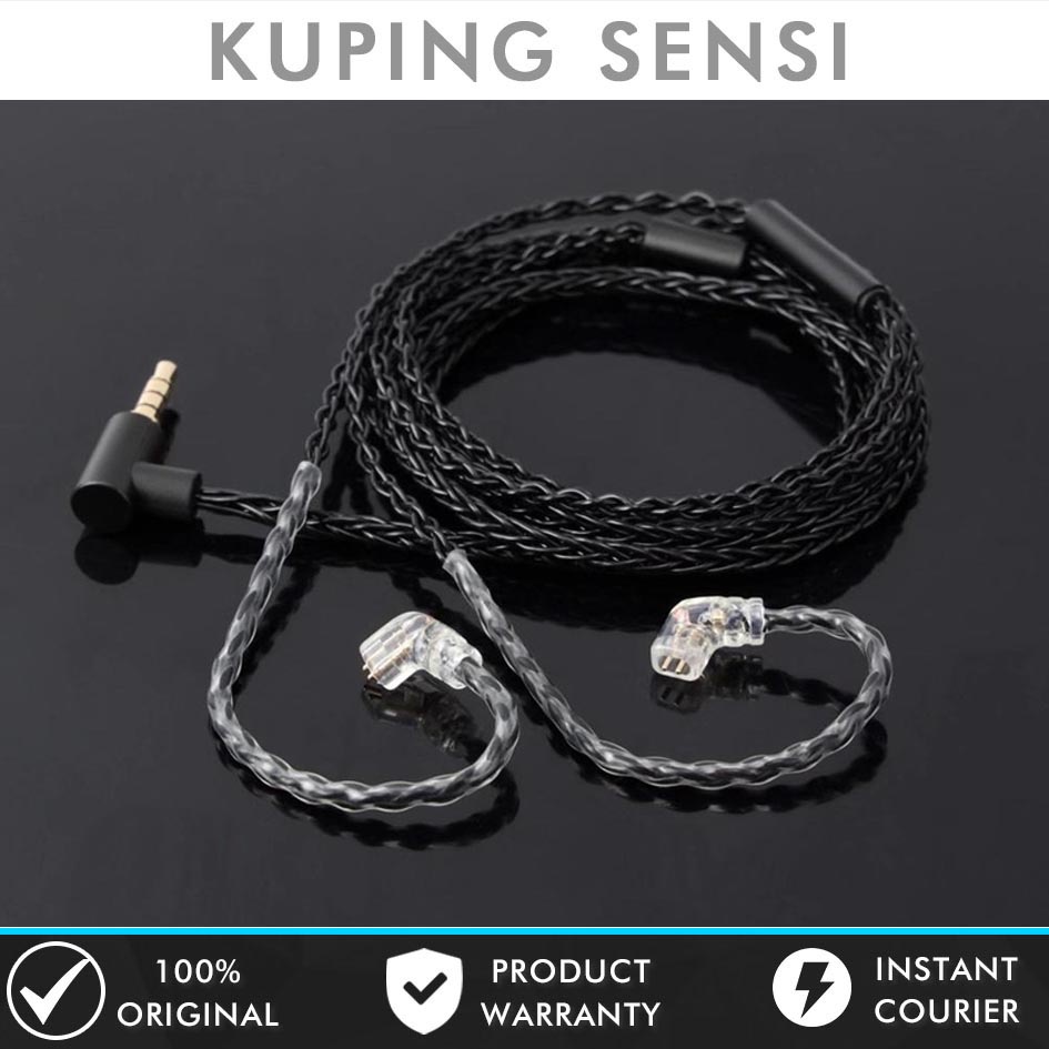 Jual JCALLY JC08s 8 Core with Mic Kabel KZ Cable Upgrade JCALLY Kabel