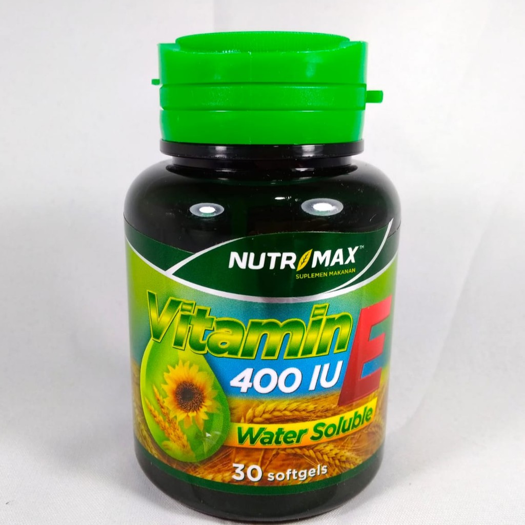 Jual Nutrimax Vitamin E 400 IU Water Soluble 30 Softgels ( BPOM