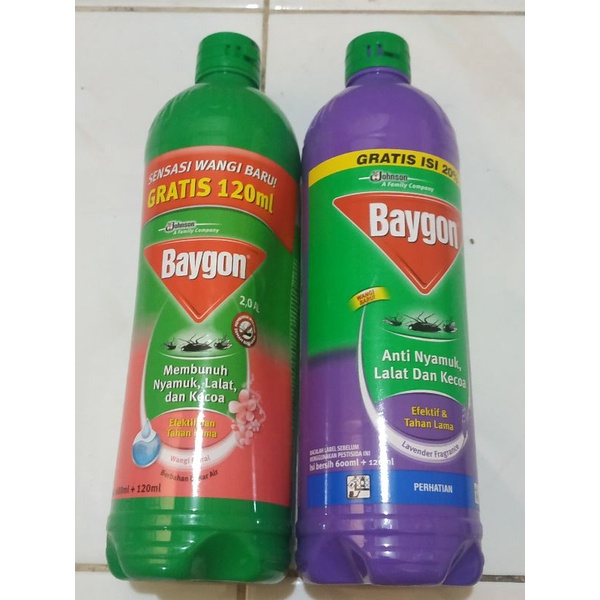 Jual Baygon Membunuh Nyamuk, Lalat dan Kecoa 600ml + 120ml Shopee