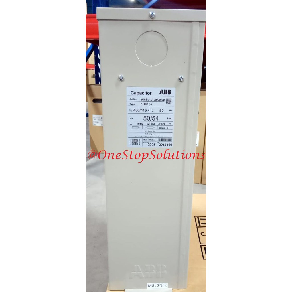 Jual CAPACITOR ABB CLMD 63 ORIGINAL 50 KVAR 400V Shopee Indonesia