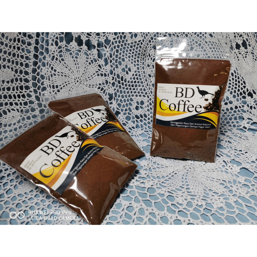 Jual BD COFFEE ORIGINAL / KOPI BUBUK KOPI PILIHAN ROBUSTA 100 gram