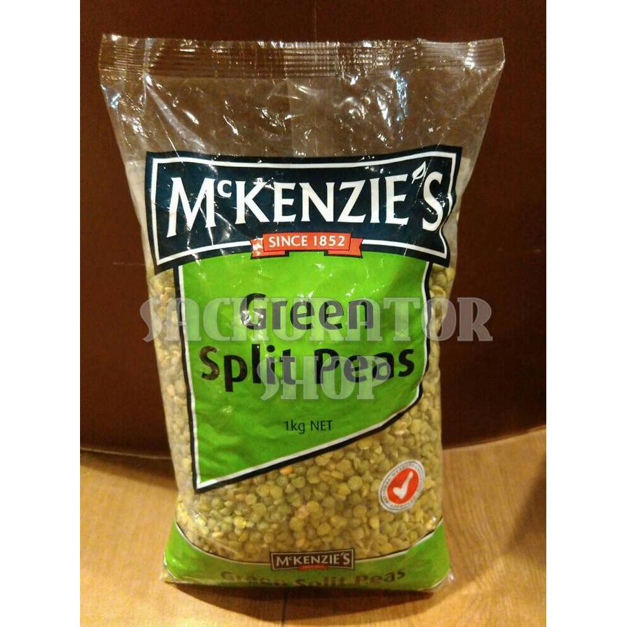 Jual Mckenzie Mckenzies Mckenzie'S Green Split Peas 1 Kg Shopee Indonesia