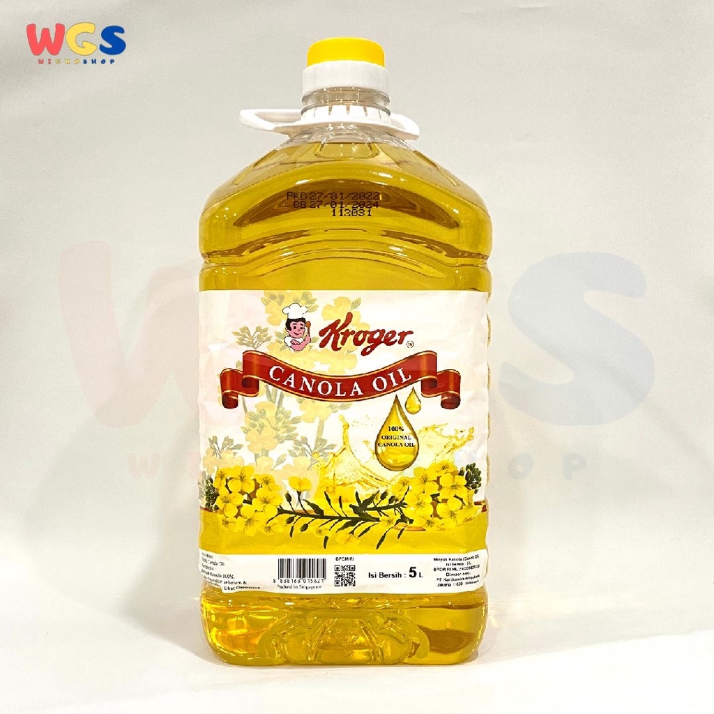 Jual Kroger Canola Oil 100 Original 5 ltr Minyak Canola Shopee