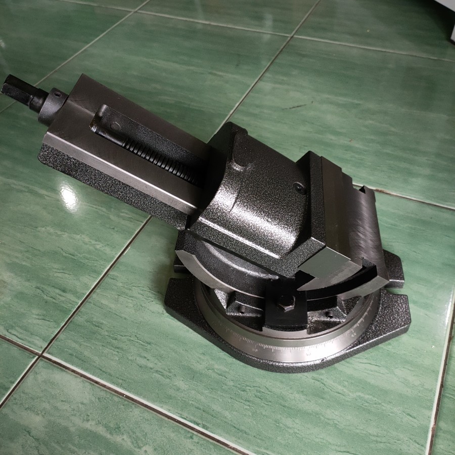 Jual Ragum QBK 5" Catok Milling Ragum Derajat 5 inc Ragum Putar 125mm