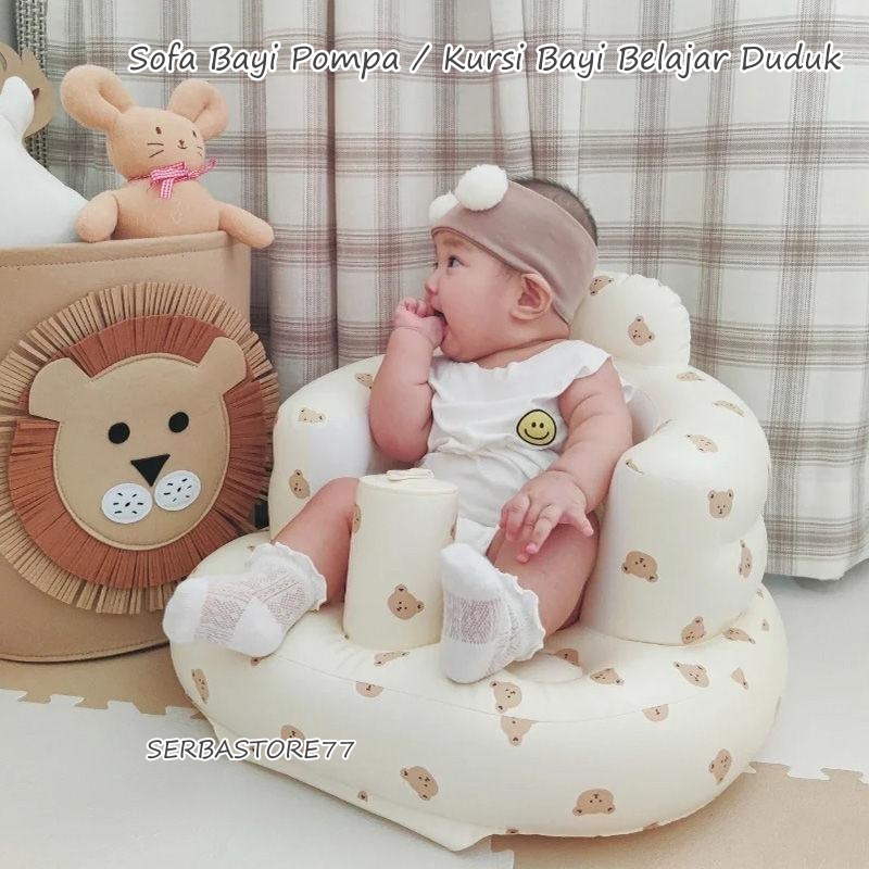 Jual Sofa Kursi Makan Bayi belajar duduk balon Baby Chair Model Tiup