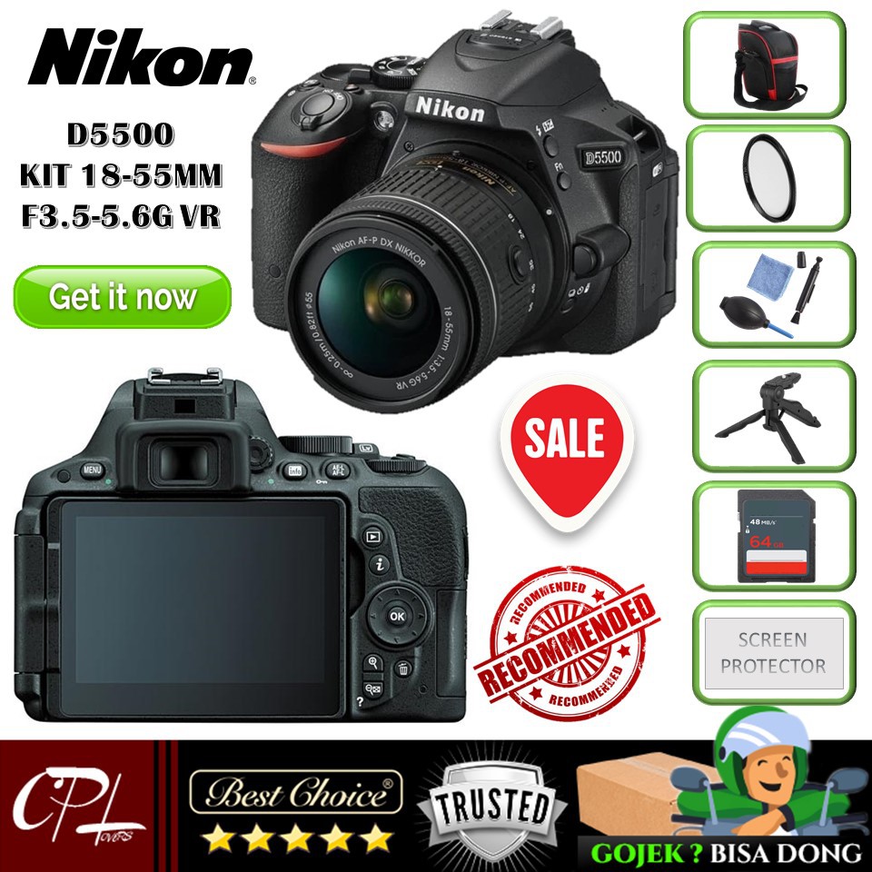 Jual Nikon D5500 Kit AFP 1855mm VR Shopee Indonesia