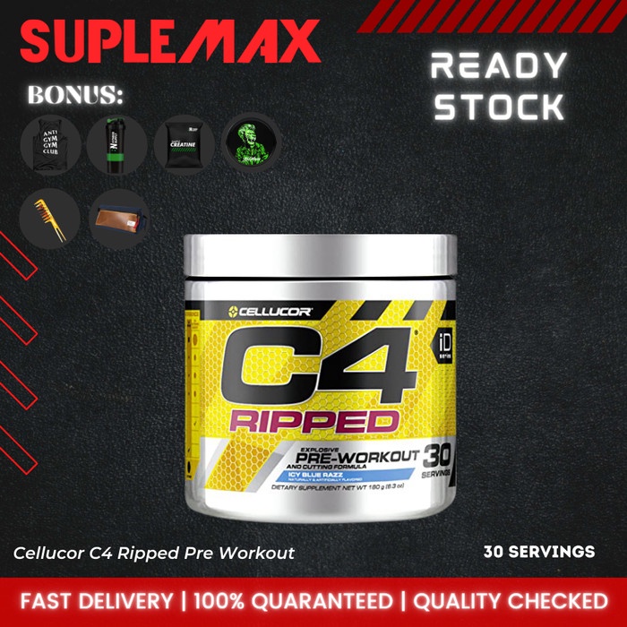 Jual Cellucor C4 Ripped Pre Workout Shopee Indonesia