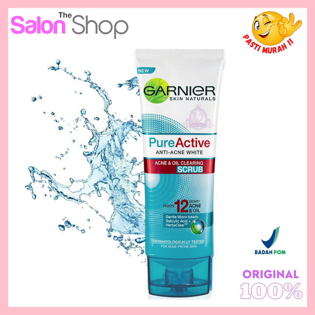 Jual Garnier Pure Active Scrub 100ml Shopee Indonesia