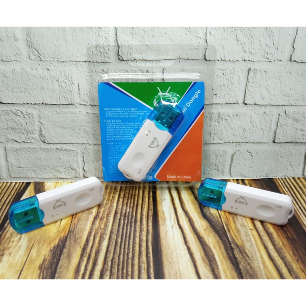 Jual USB Dongle Bluetooth Receiver Tanpa Kabel AUX With Mic Plag&Play
