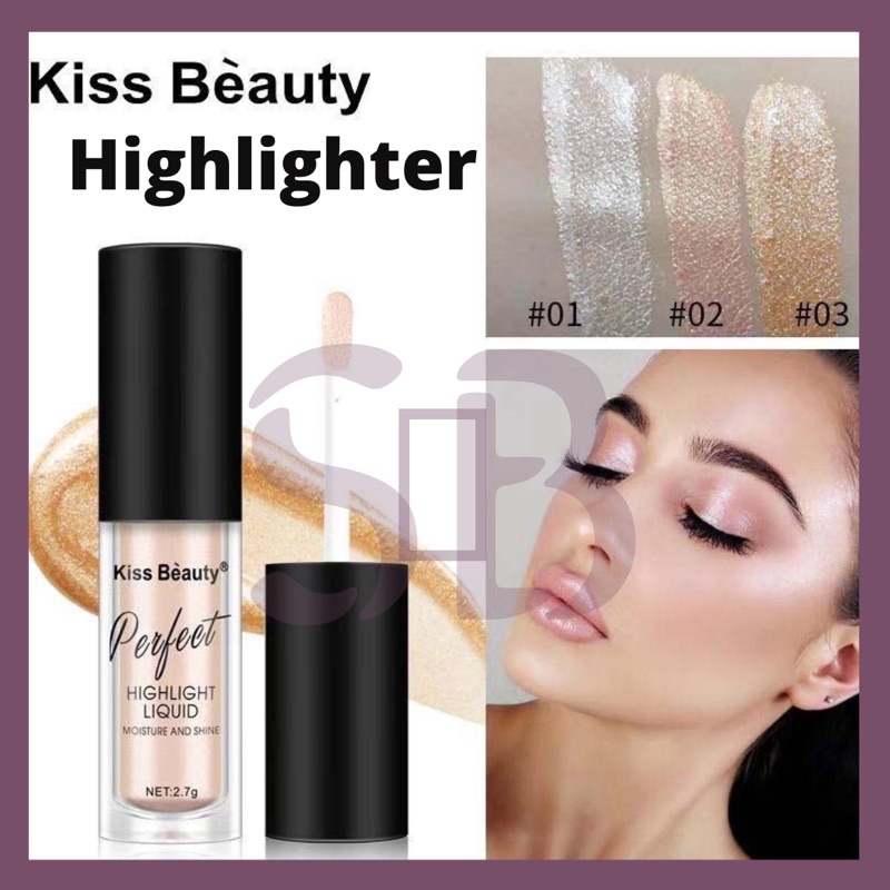 Jual (COD) 090 Kiss Beauty Waterproof Contour/Brighten/Highlighter