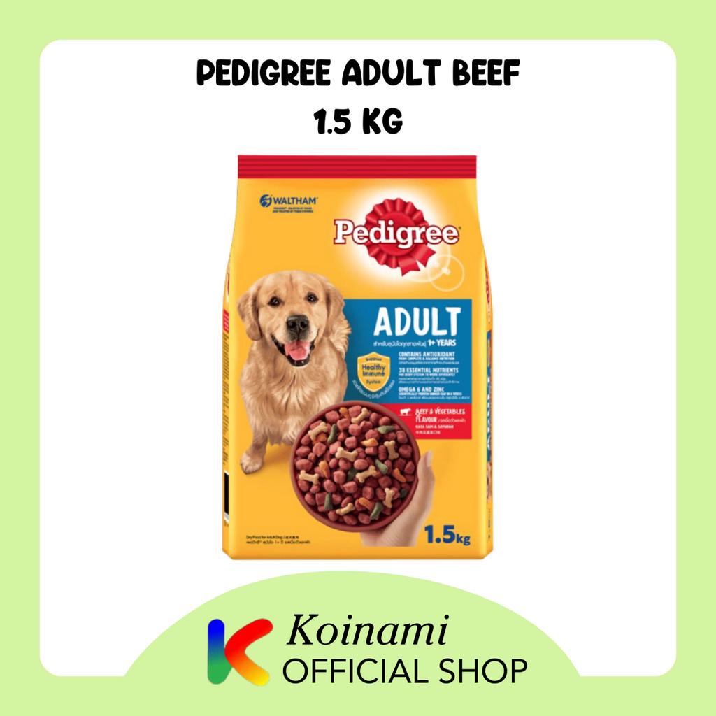 Jual PEDIGREE ADULT BEEF 1.5KG DRY FOOD / DOG FOOD / MAKANAN ANJING
