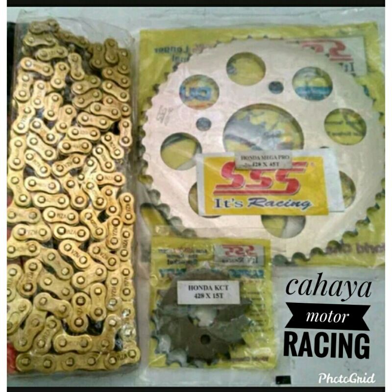 Jual GEAR SET SSS ORIGINAL CB150R OLD CBR150NEW TIGER MEGA PRO